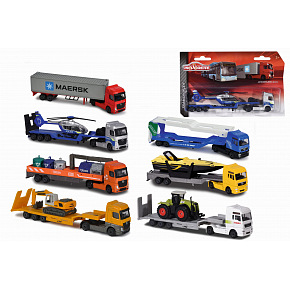 Majorette Bus/Autotransporter aus Metall 20 cm Majorette Bus/Autotransporter aus Metall 20 cm