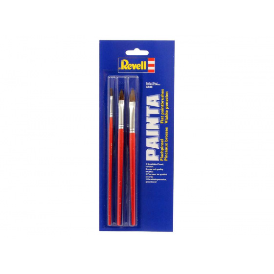 Revell Painta Flat Set 29610 - sada 3 plochých štětců