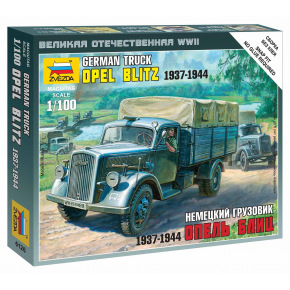 Zvezda Wargames (WWII) military 6126 - Niemiecka ciężarówka 3t (1:100)