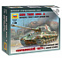 Zvezda Wargames (WWII) military 6204 - King Tiger Ausf. B - Nemecký ťažký tank (1:100)