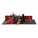Teddies Skatepark - rampy, koleso prstové, skateboard prstový plast v krabici 44x12x25cm