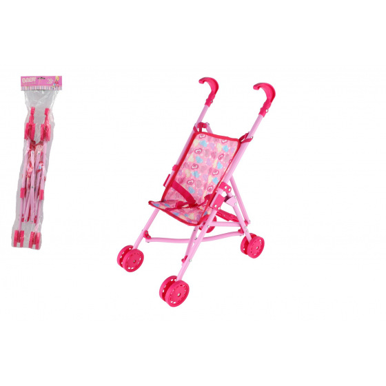 Teddies Puppenwagen Golfschläger Metall/Kunststoff im Beutel 17x66x9cm