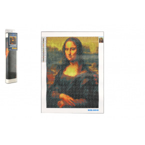 SMT Creatoys Diamantový obrázek Mona Lisa 40x30cm s doplňky v blistru 7x33x3cm