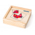 Woody Mini puzzle Lienka v drevenej krabici
