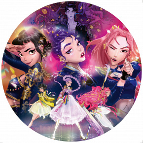 Ravensburger Kruhové puzzle: K-pop: Lovkyně démonů 500 dílků Ravensburger Kruhové puzzle: K-pop: Lovkyně démonů 500 dílků