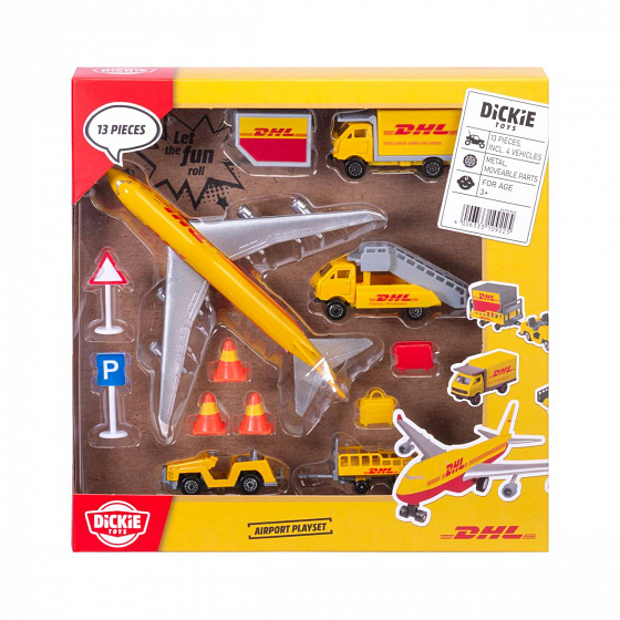 Dickie DHL Letiště hrací set