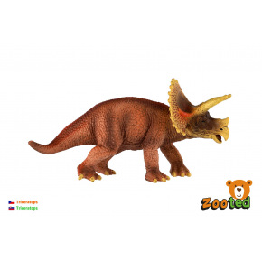 Triceratops dinosaurus zooted plast 20cm 