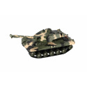 Teddies Tank RC plast 27cm 27MHz na baterie+dobíjecí pack se zvukem v krabici 37x17x19cm