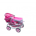 Teddies Puppenwagen Daria III tief Dreifachkombination 77x87x38cm für Puppen asst