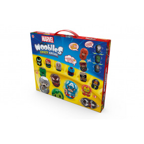 TM Toys Wooblies bojová aréna s 2 turbo vystřelovači kov/plast magnetické postavičky v krabici 42x35x9,5cm