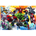 Trefl Puzzle Die Kraft der Avengers/Disney Marvel The Avengers 100 Teile 41x27,5cm in Schachtel 29x19x4cm