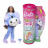 Mattel Barbie CUTIE REVEAL BARBIE V KOSTÝMU - ZAJÍČEK VE FIALOVÉM KOSTÝMU KOALY