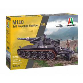 Italeri Model Kit tank 6574 - M110 (1:35)