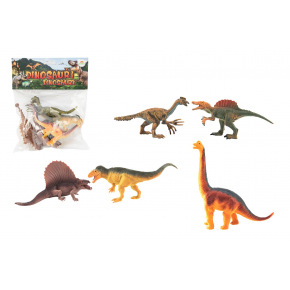 Teddies Dinozaur plastikowe 16-18cm 5 szt. w woreczku