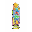 Teddies Spiel Fische/Angler mit Rute 26cm Kunststoff 5 Farben auf Karte 15,5x49x2cm