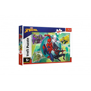 Puzzle Spiderman 100 dílků 41x27,8cm v krabici 29x19x4cm