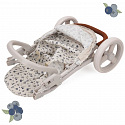 Five O Nine Crew Mabelle 3 Doll Jogger, Blueberry