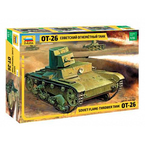 Zvezda Model Kit tank 3540 - T-26 Flamethrower (re-release) (1:35)
