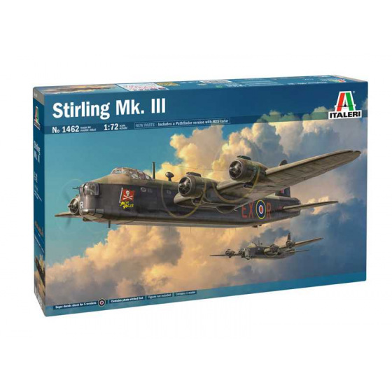 Italeri Model Kit letadlo 1462 - Stirling Mk.III (1:72)