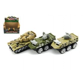 Teddies Auto vojenské kov 7cm asst