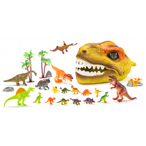 FAUNICA Dinosauří hlava s figurkami DINO