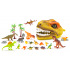 FAUNICA Dinosauří hlava s figurkami DINO