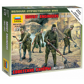 Zvezda Figurki Zvezda Wargames (II wojna światowa) 6108 - Radzieccy inżynierowie II wojna światowa (1:72)
