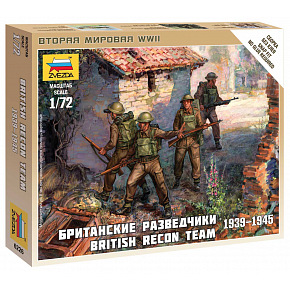 Zvezda Figurki Zvezda Wargames (WWII) 6226 - Brytyjski zespół zwiadowczy (1:72)