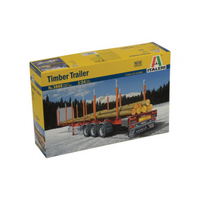 Italeri Model Kit návěs 3868 - TIMBER TRAILER (1:24)