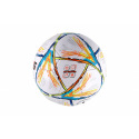Teddies Míč fotbalový barevný šitý kůže 23cm vel. 5