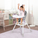 Dolu Detská jedálenská stolička biela