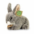 Rappa Plyšový králík tmavě šedý ležící 17 cm ECO-FRIENDLY
