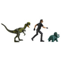 Mattel Jurassic Park IAN MALCOLM MIT DINOSAURIERN UND ZUBEHÖR