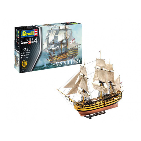 Revell ModelSet loď 65408 - HMS Victory (1:225)