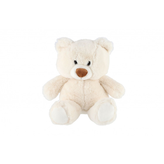 Teddies Bär sitzend Plüsch 35cm weiß 0+