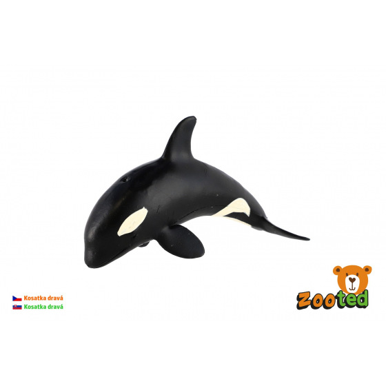 Kosatka dravá zooted plast 12cm 