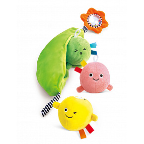 Hape Pea Pod Pals - Senzorická hračka pro miminka