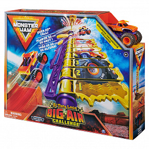 SpinMaster MONSTER JAM - Hrací set El Toro Loco Big Air Challenge, 1:64