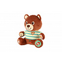 Teddies Medvěd Vojtík pohádkový česky mluvící plyš 22x23cm na baterie v krabici 12m+