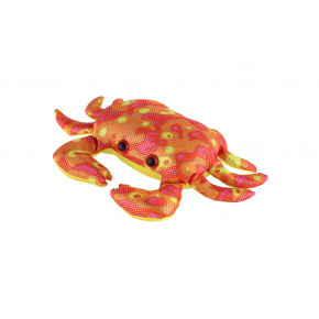 Krab plněný pískem 770 g mačkací antistresový látka 21cm v sáčku Krab plněný pískem 770 g mačkací antistresový látka 21cm v sáčku