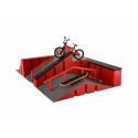 Teddies Skatepark - rampy, koleso prstové, skateboard prstový plast v krabici 44x12x25cm