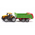 SIKU Blister - traktor JCB s prívesom Spreader