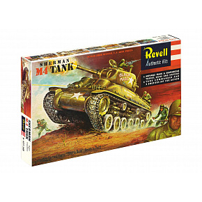 Revell Plastic ModelKit tank 03369 - M4 Sherman - 75 Years Plastic Modelbuilding (1:40)