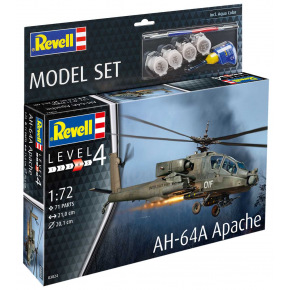 Revell ModelSet Helicopter 63824 - AH-64A Apache (1:72)