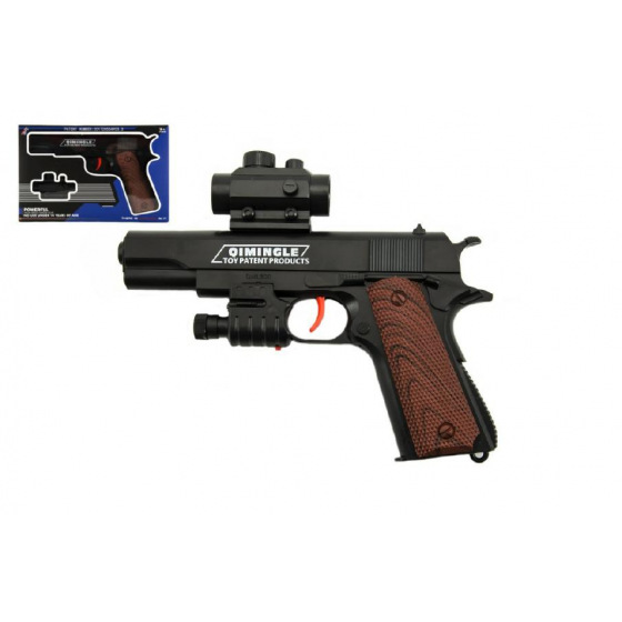 Teddies Pistole für weiche Kugeln aus Kunststoff 20cm in Schachtel 24x15x4cm