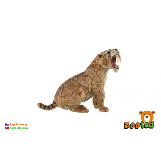 ZOOted Tygr šavlozubý zooted plast 11cm 