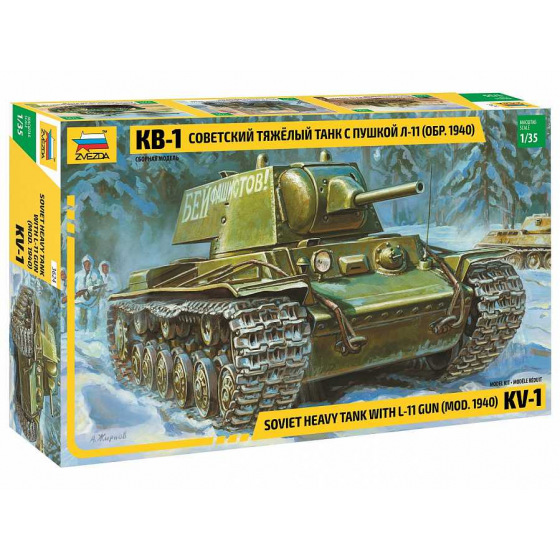 Zvezda Model Kit tank 3624 - KV-1 mod. 1940 (1:35)