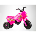 Teddies Odrážedlo Enduro Yupee růžové malé plast výška sedadla 26cm nosnost do 25kg 12m+