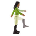 Schleich 42542 Schwarzhaarige Sarah mit beweglichen Gelenken auf dem Pferd