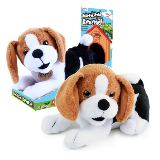 Rappa Hund Bobík - plüschiger interaktiver Freund